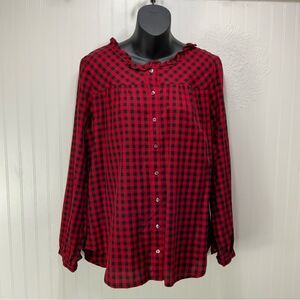 TALBOTS Buffalo Plaid shirt